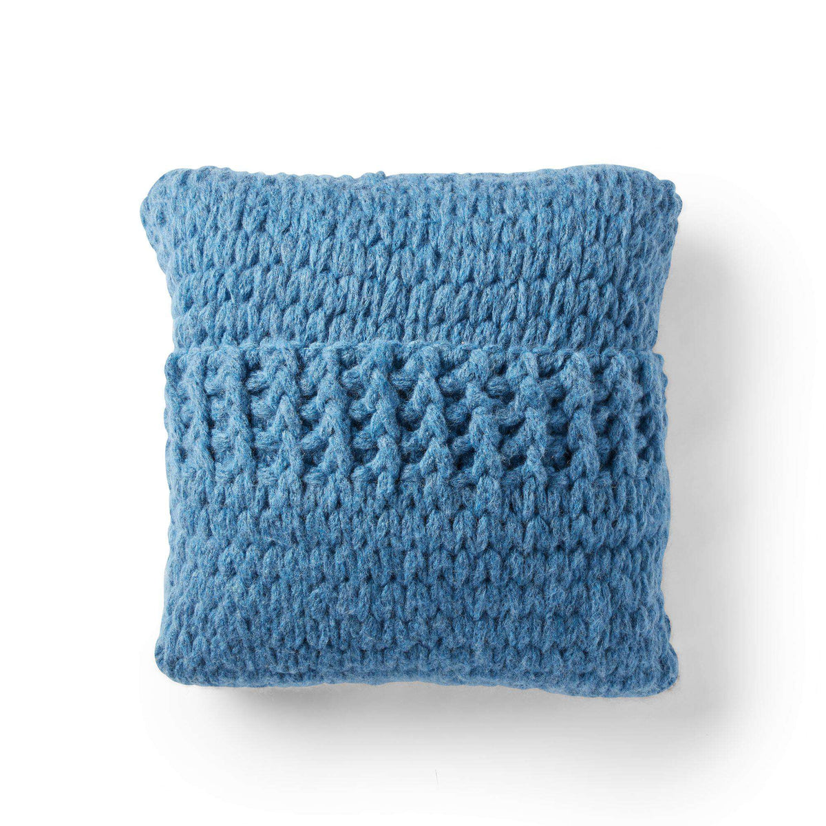 Craft Pillow made in Bernat Alize EZ Wool yarn