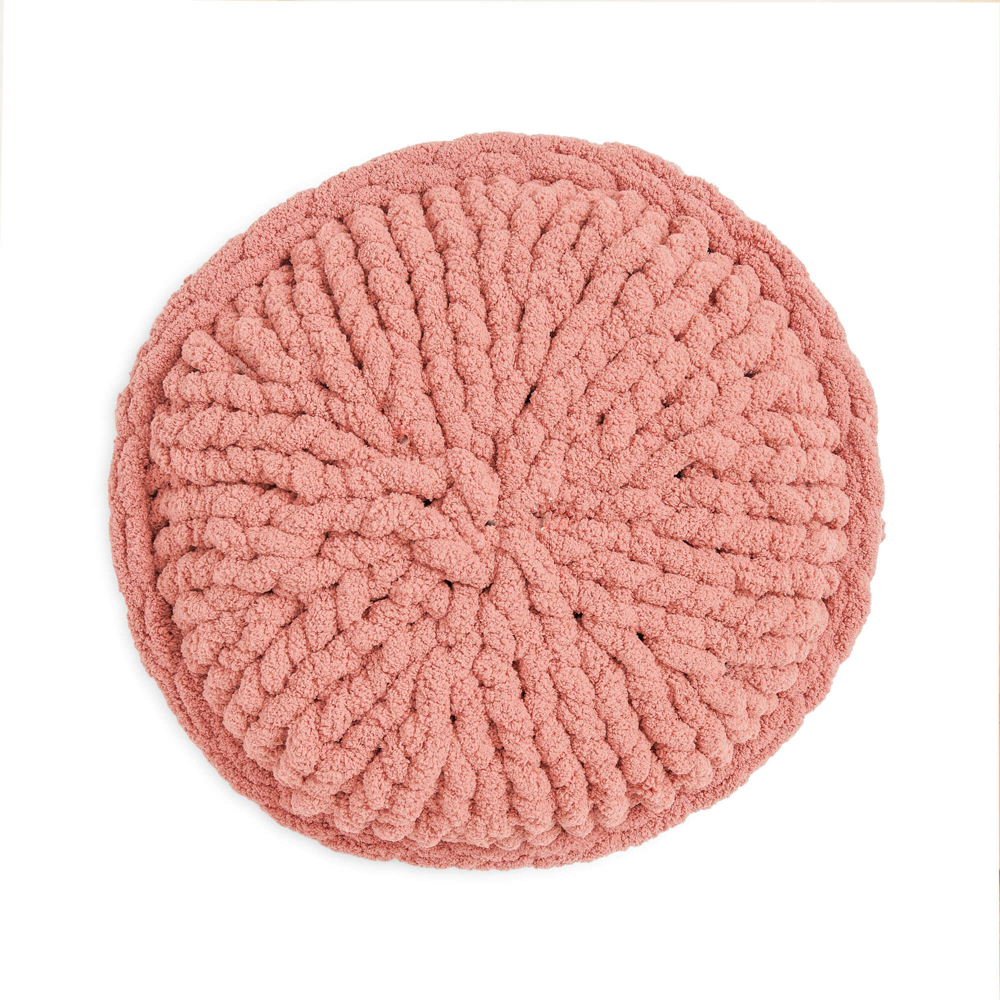 Free Beginner Bernat Blanket Extra Thick Table Knit Pillow Craft