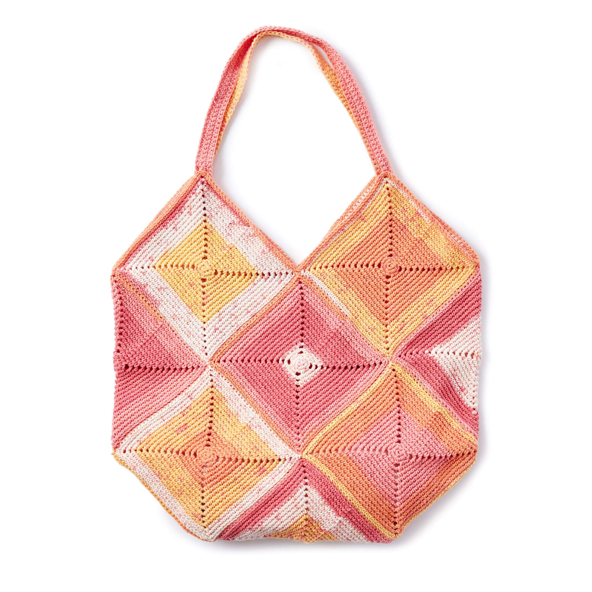Free Caron Granny Summer Bag Crochet Pattern