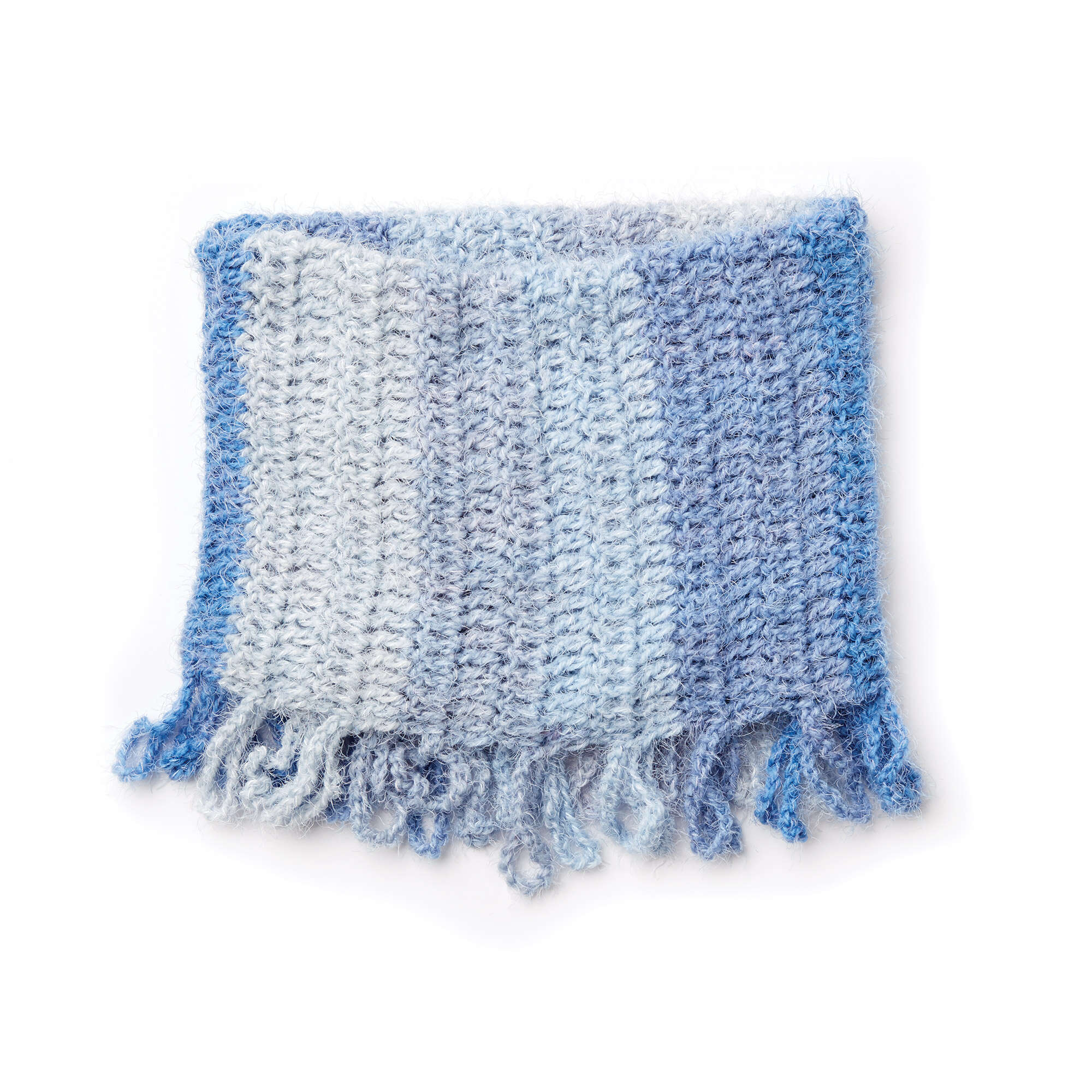 Crochet an Easy blanket using Caron Latte Cakes ! 