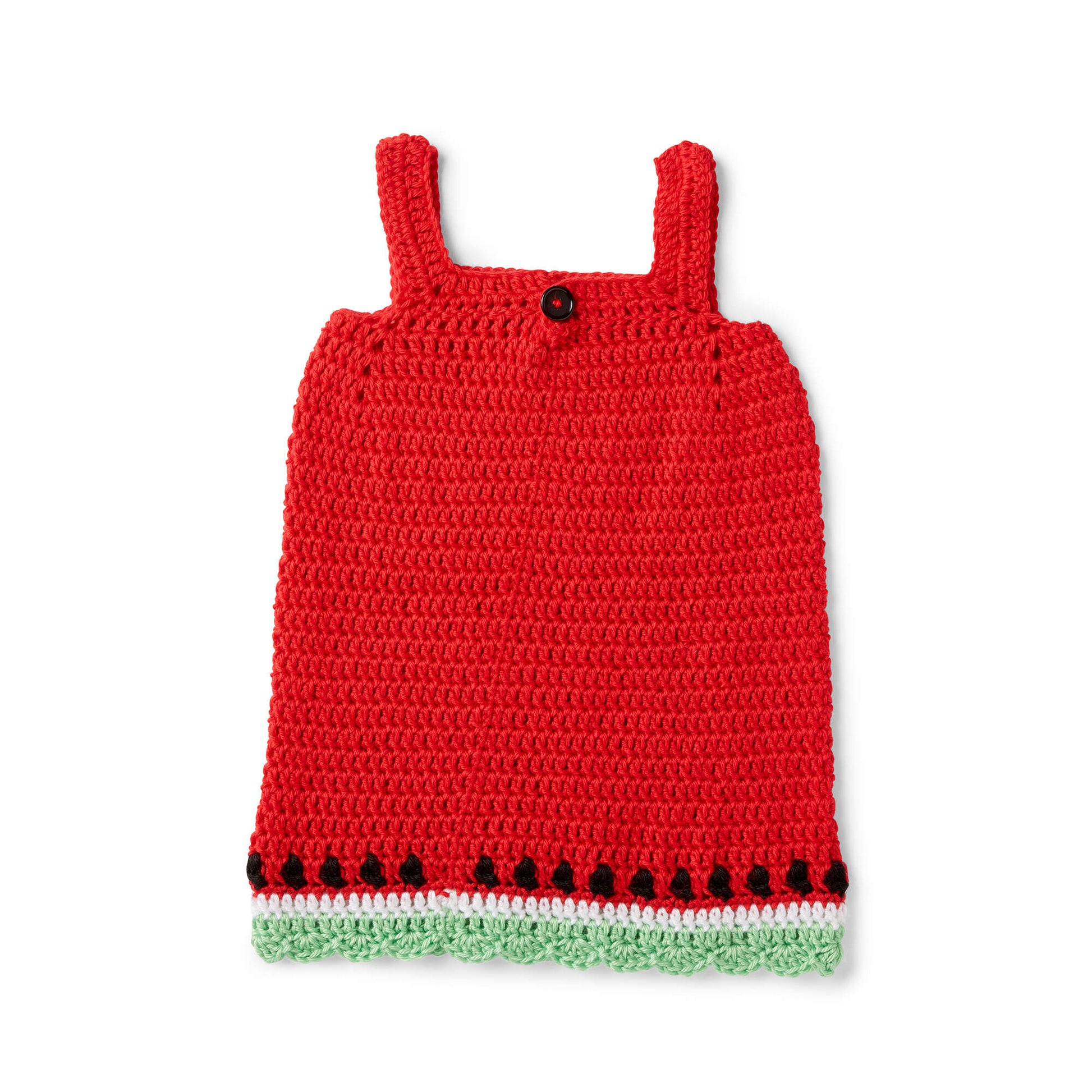 Free Caron Watermelon Crochet Dress Pattern