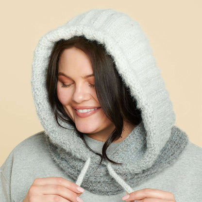 Caron Double Ribbed Crochet Hood Single Size