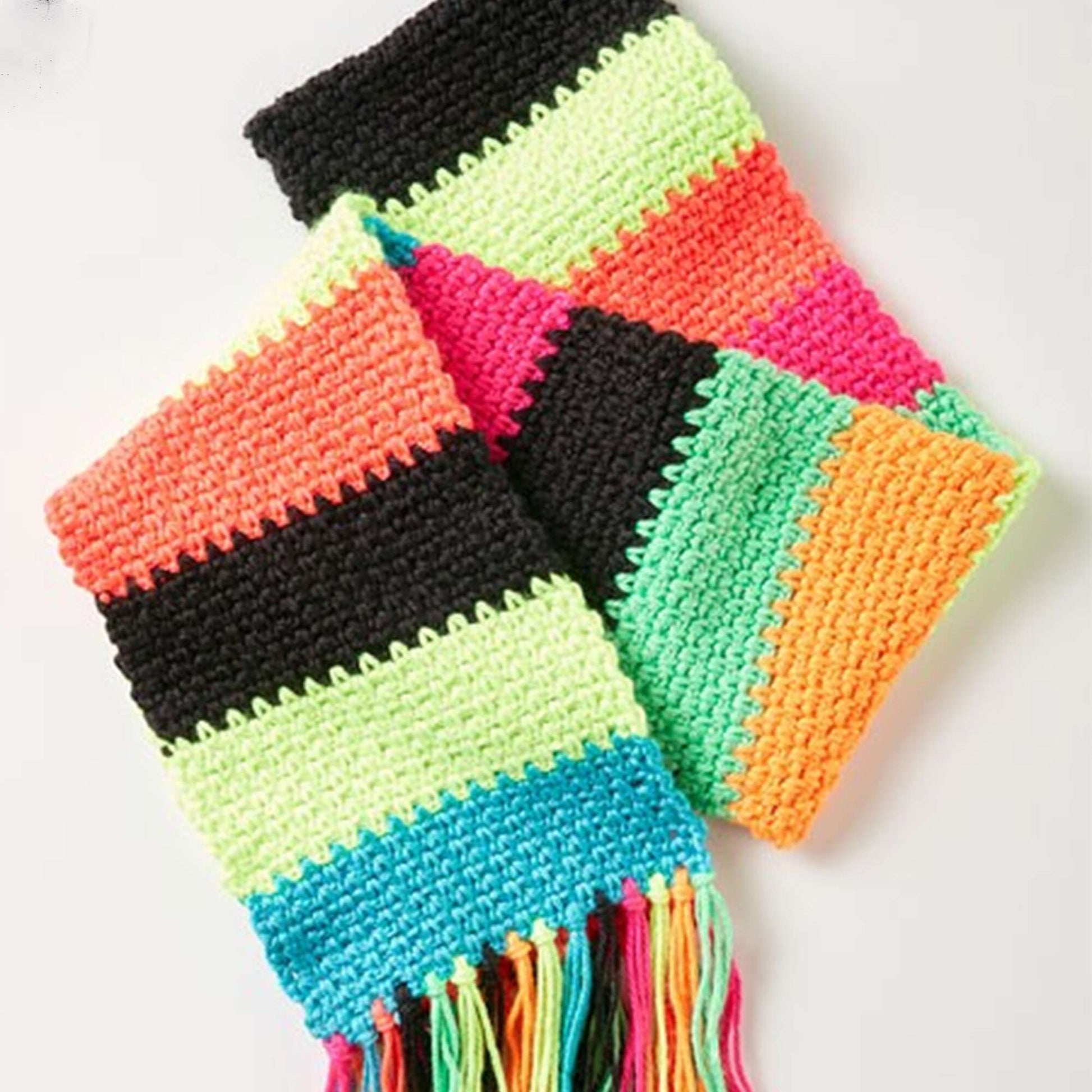 Free Caron Crochet Mood Scarf Pattern