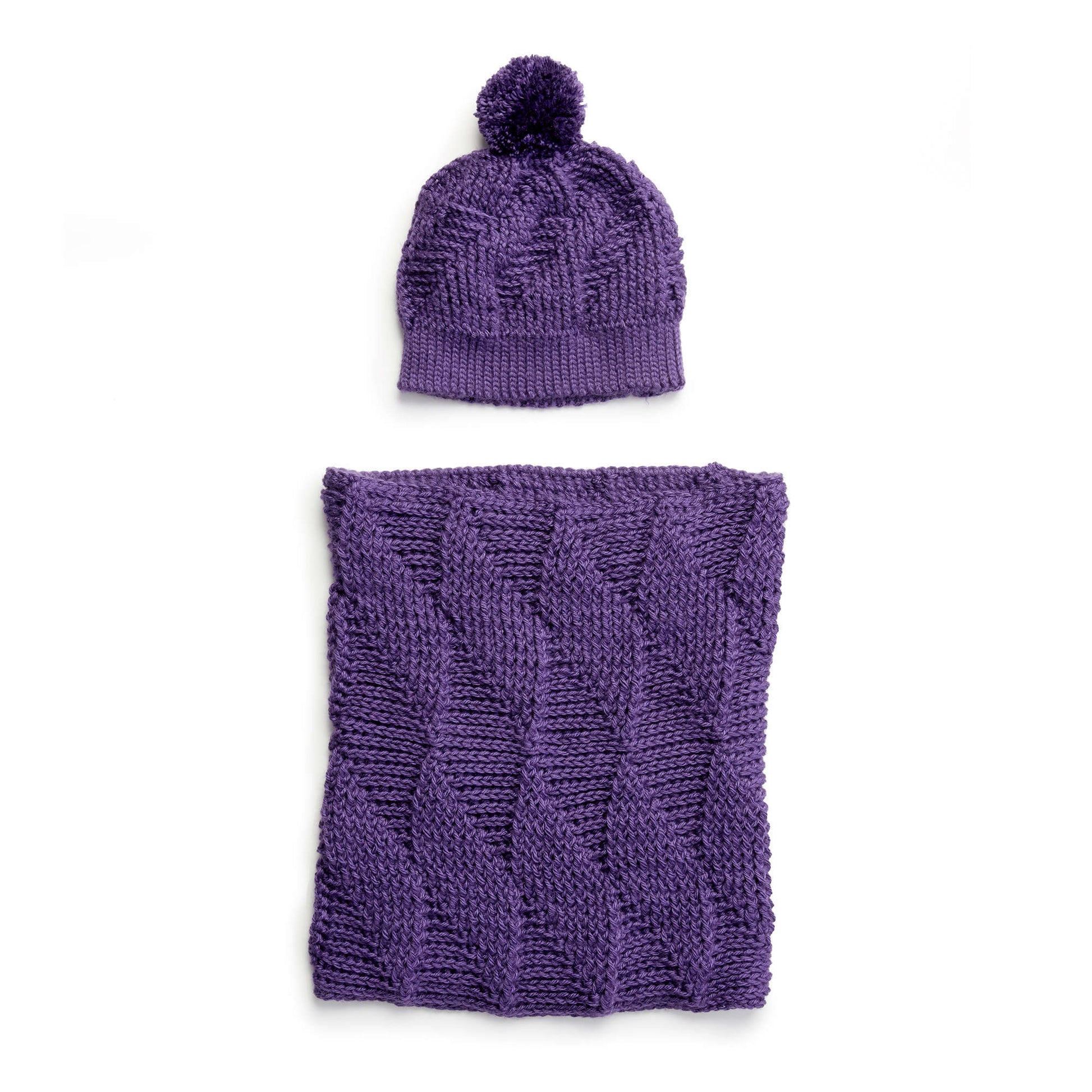 Free Caron Twist 'n' Shout Crochet Hat and Cowl Pattern