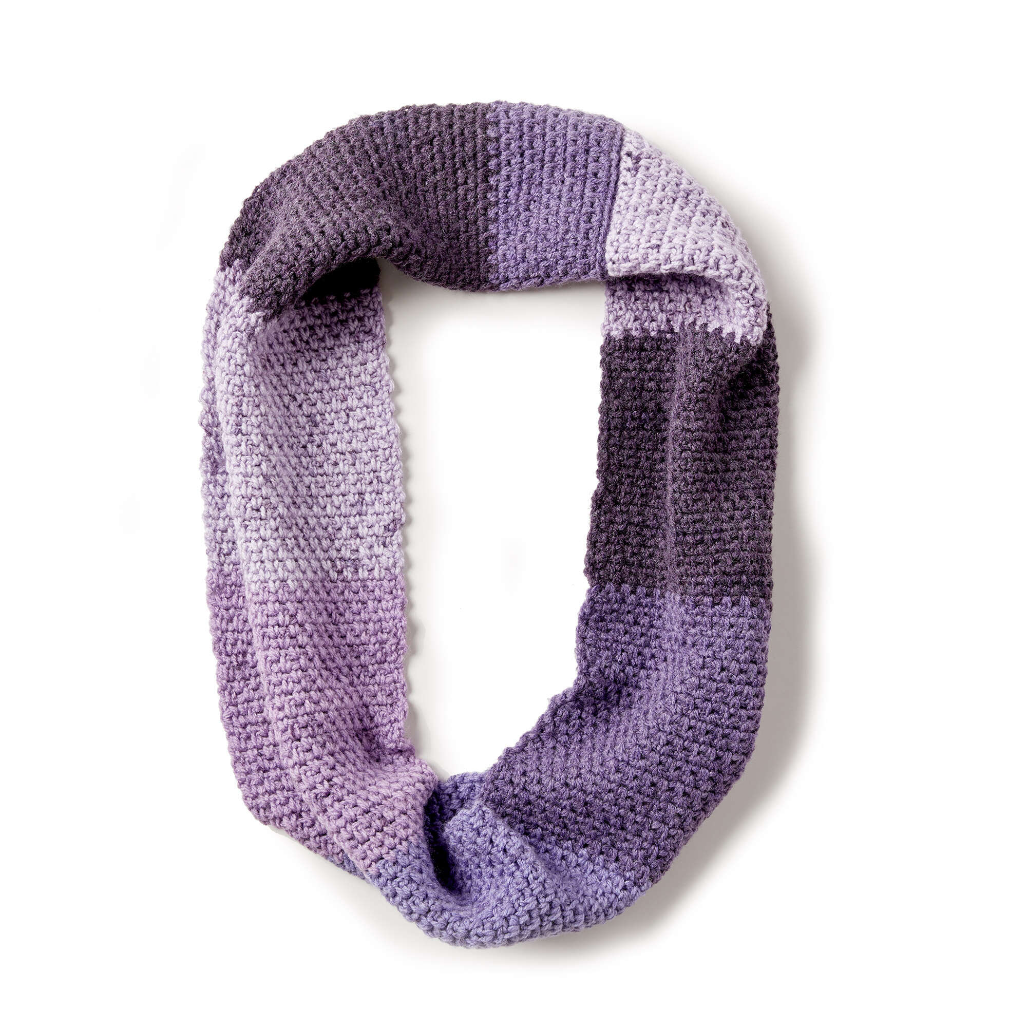 Free Easy Caron Granite Stitch Cowl Crochet Pattern | Yarnspirations
