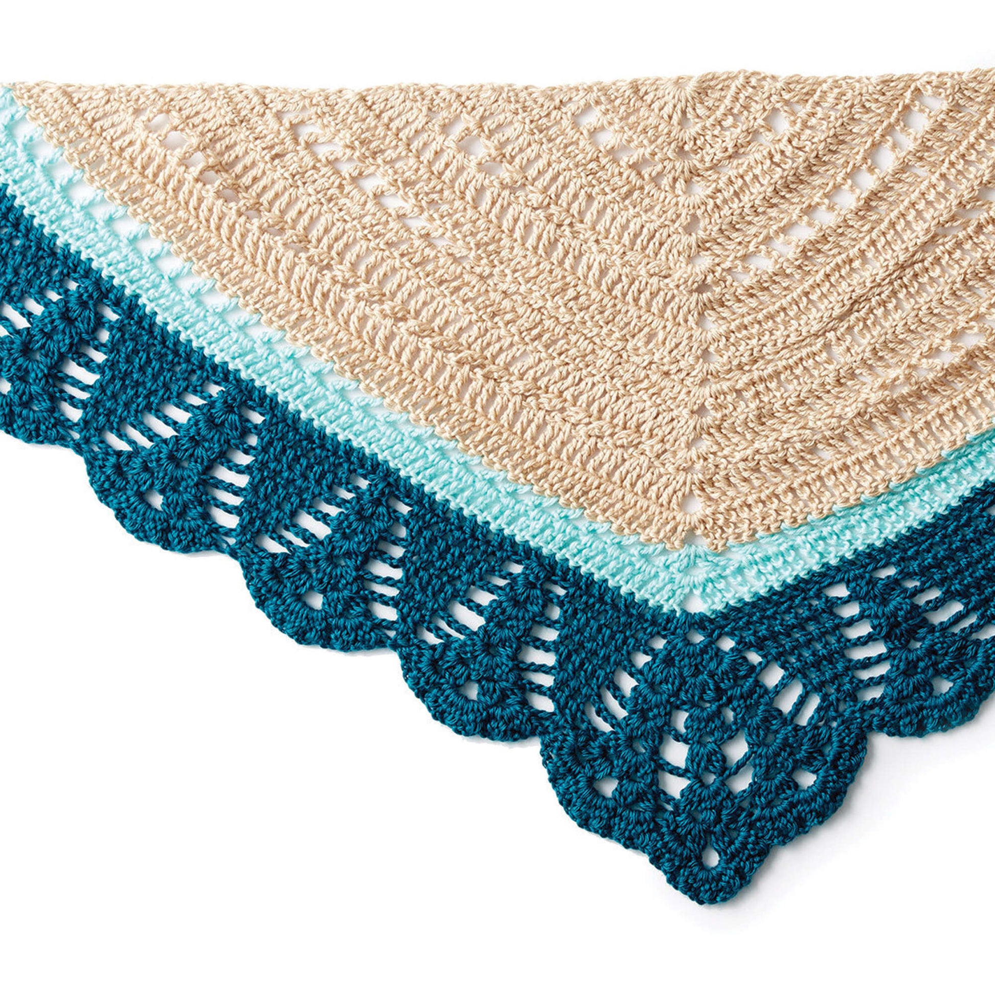 Free Caron Crochet Comfort Shawl Pattern