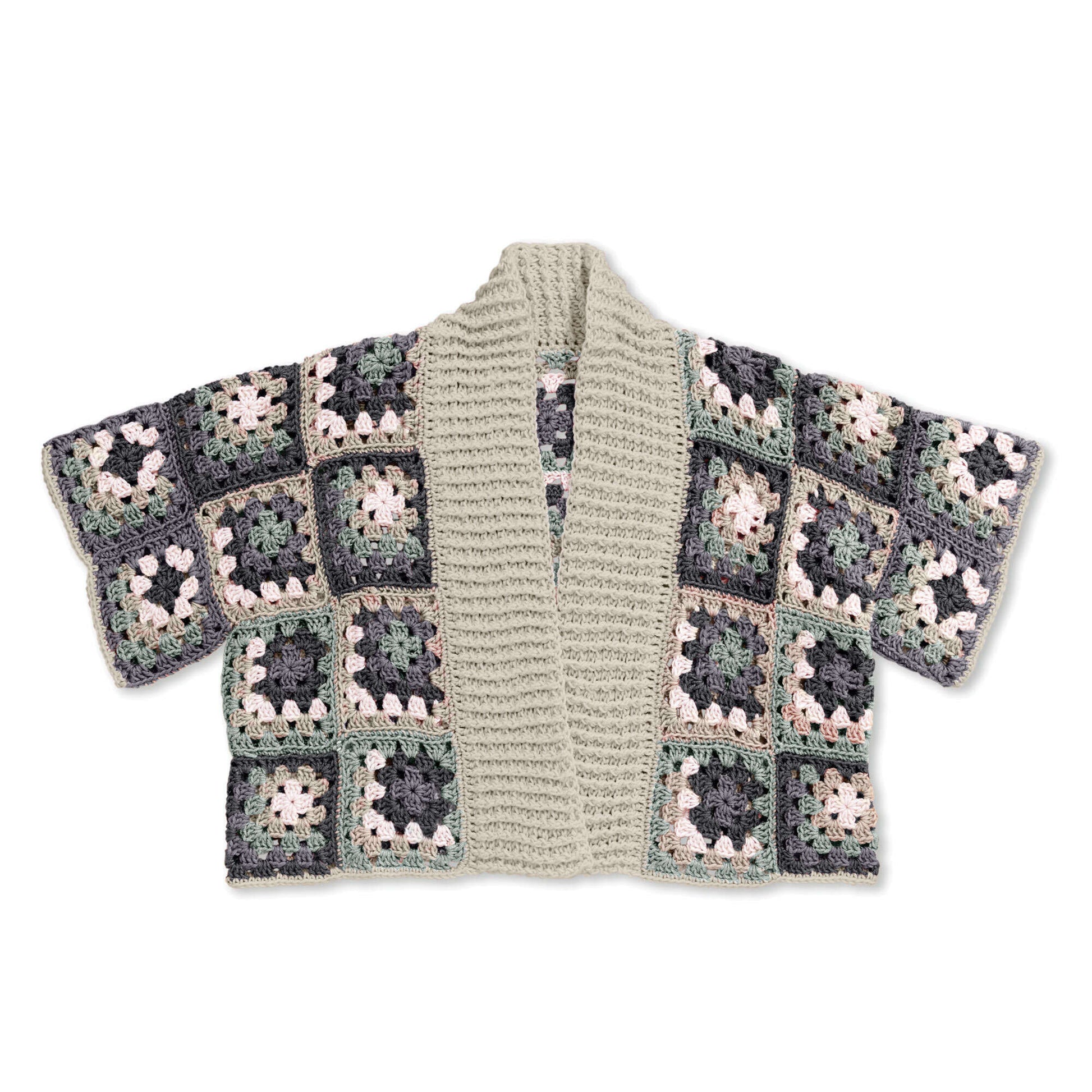Free Caron X Pantone Crochet Kimono Cardigan Pattern