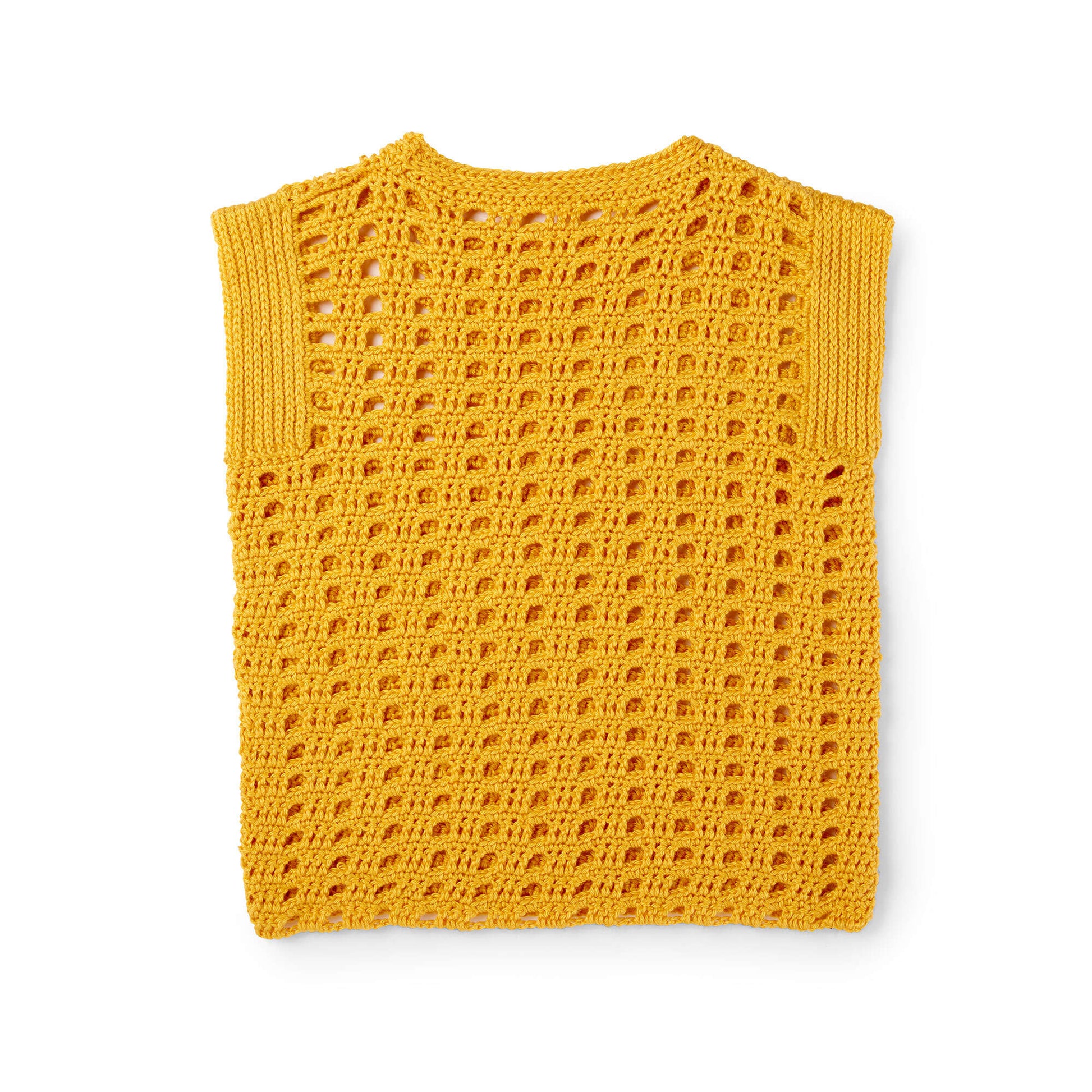 Free Caron Hello, Yellow! Crochet Top Pattern