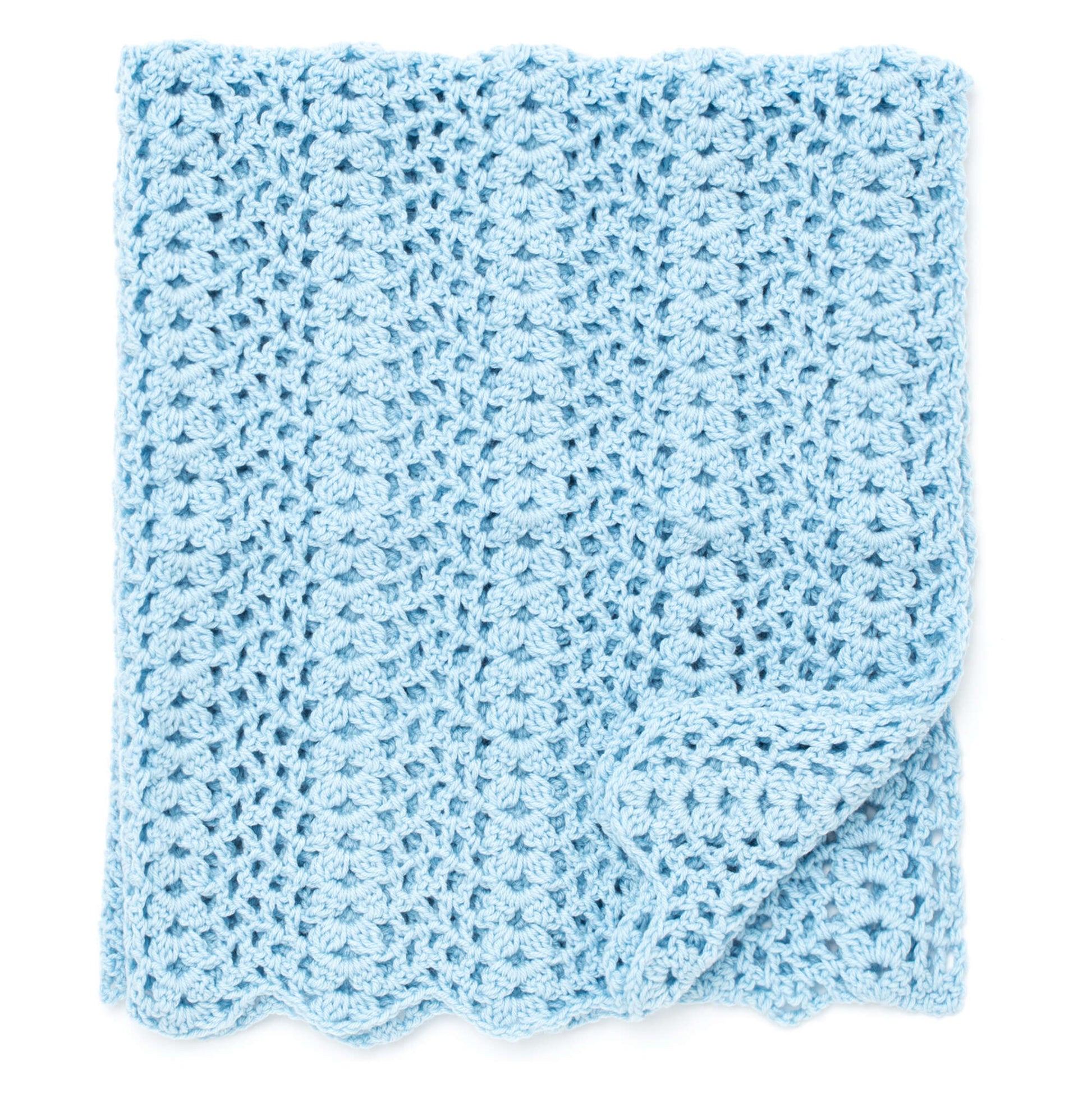 Free Caron Cluster Waves Crochet Blanket Pattern