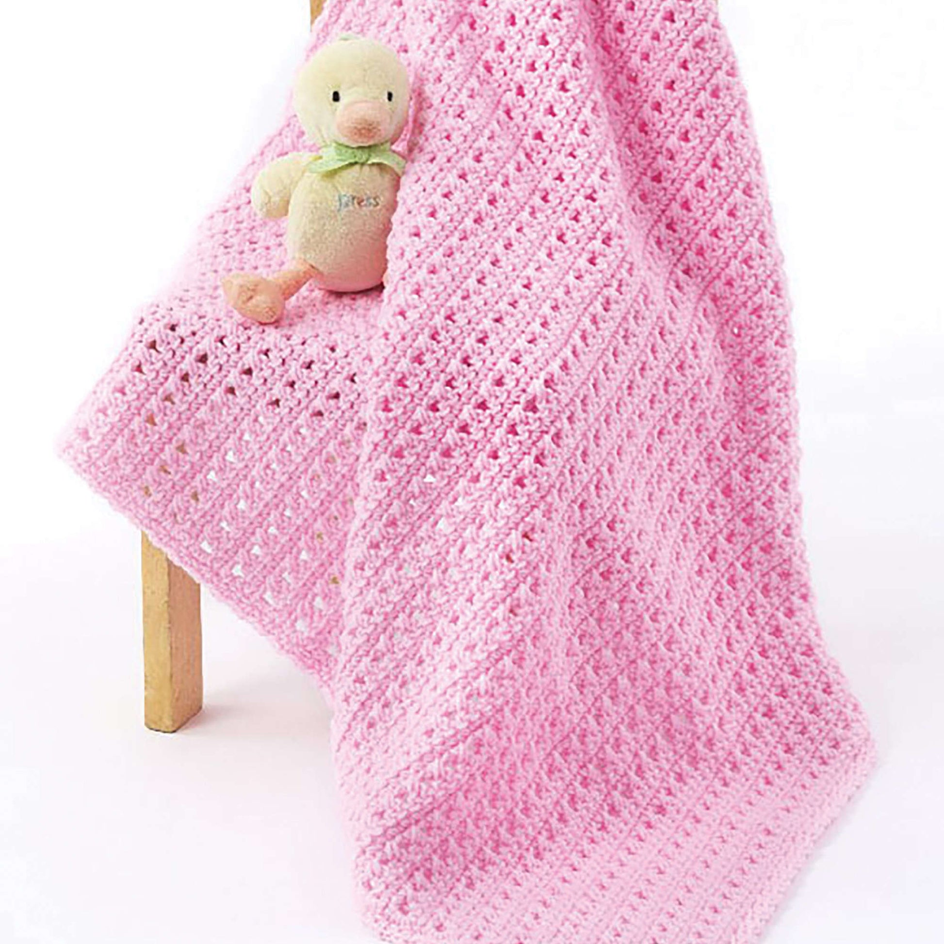 Free Caron One Skein Crochet Baby Blanket Pattern