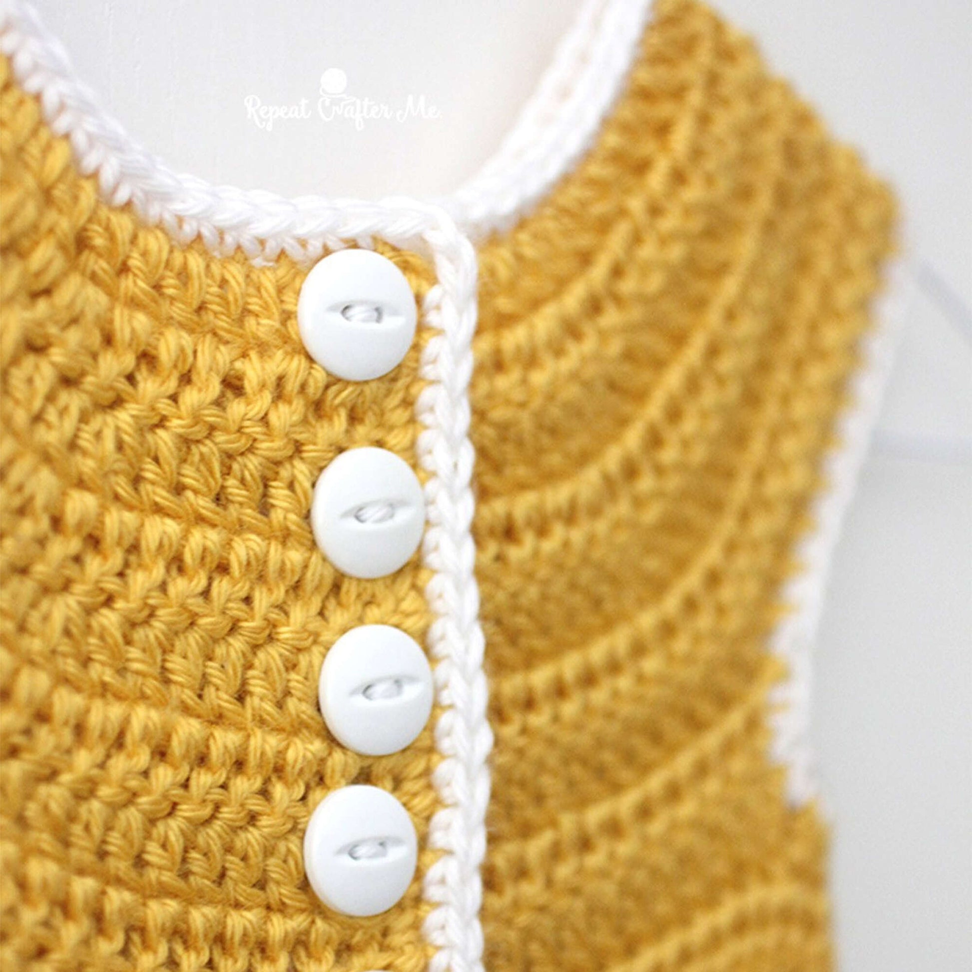 Free Caron Crochet Daisy Dress Pattern