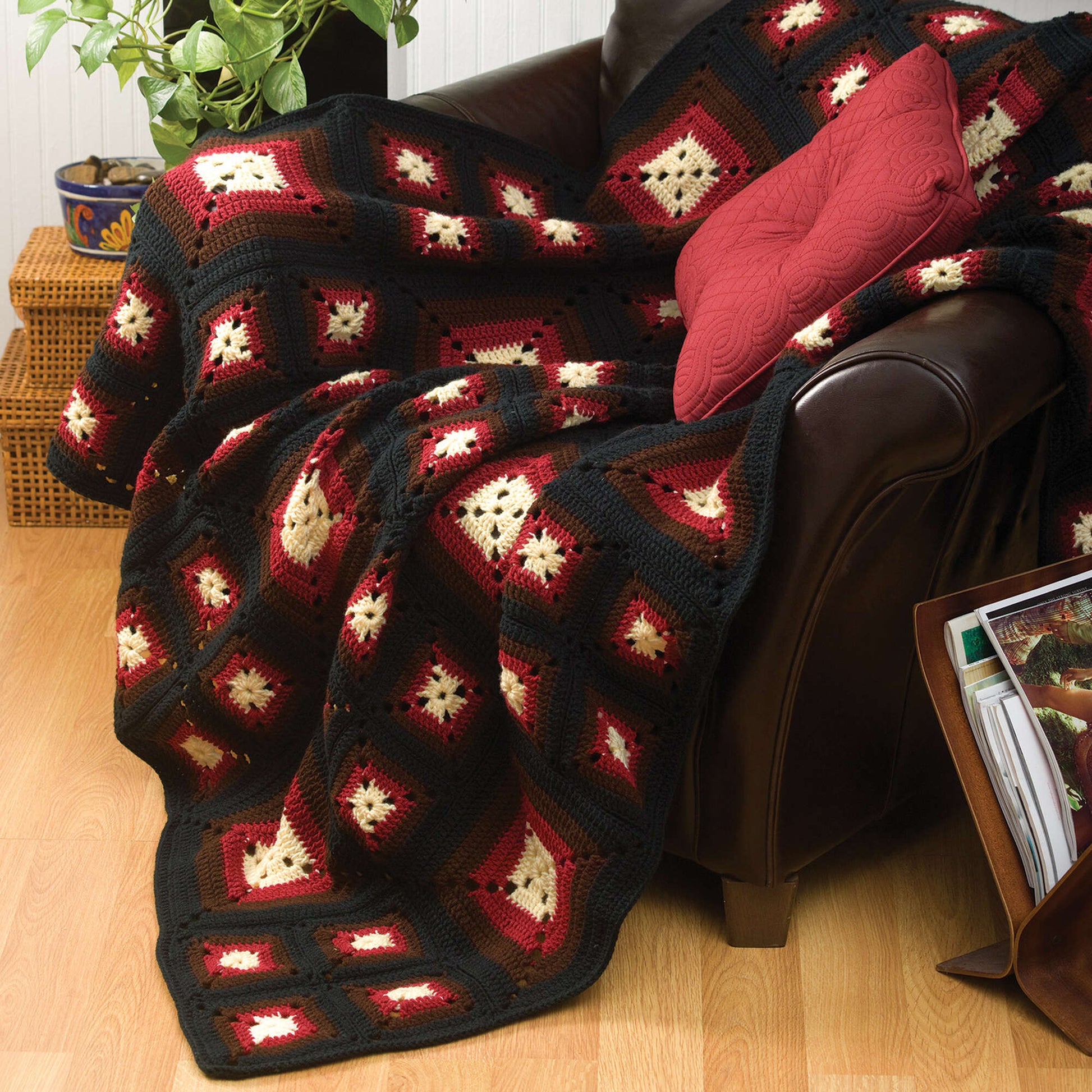 Free Caron Today's Granny Afghan Crochet Pattern