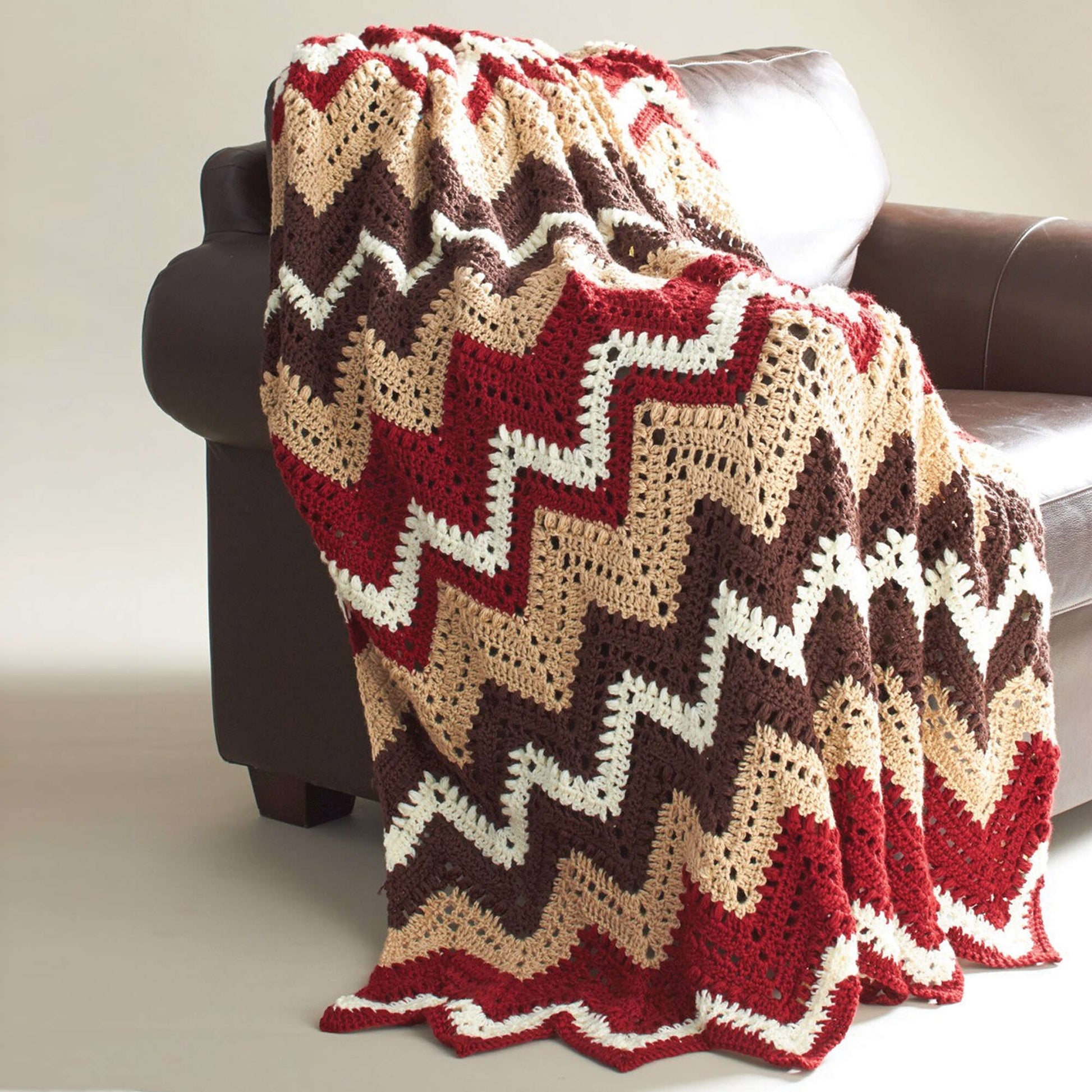 Free Caron Cabin In The Woods Crochet Afghan Pattern