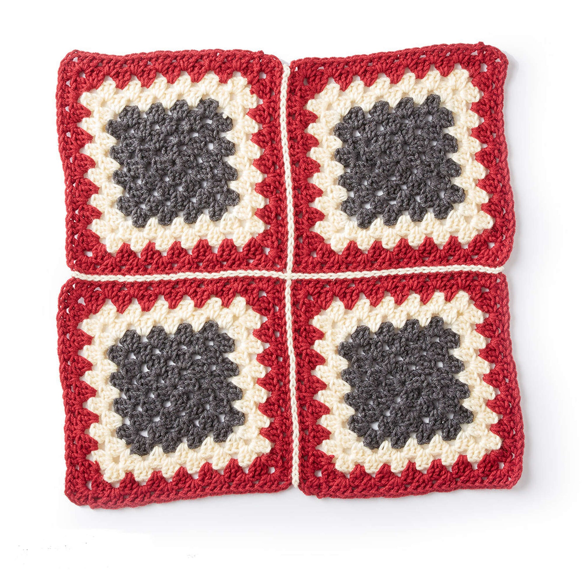 Free Caron Diamond Crochet Granny Afghan Pattern