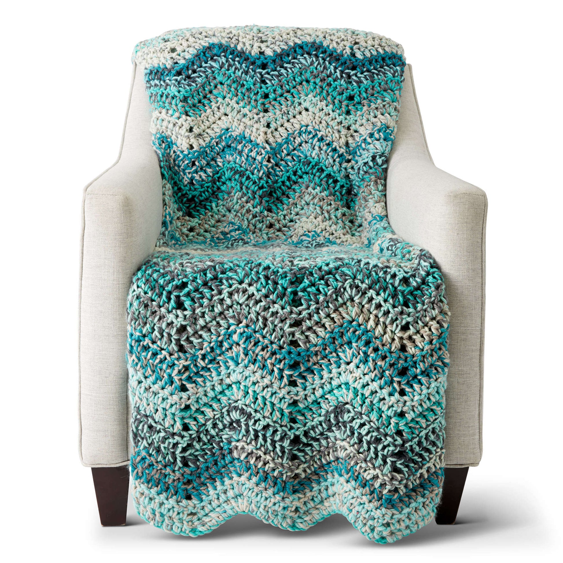 Free Caron Wave Hello Crochet Blanket Pattern