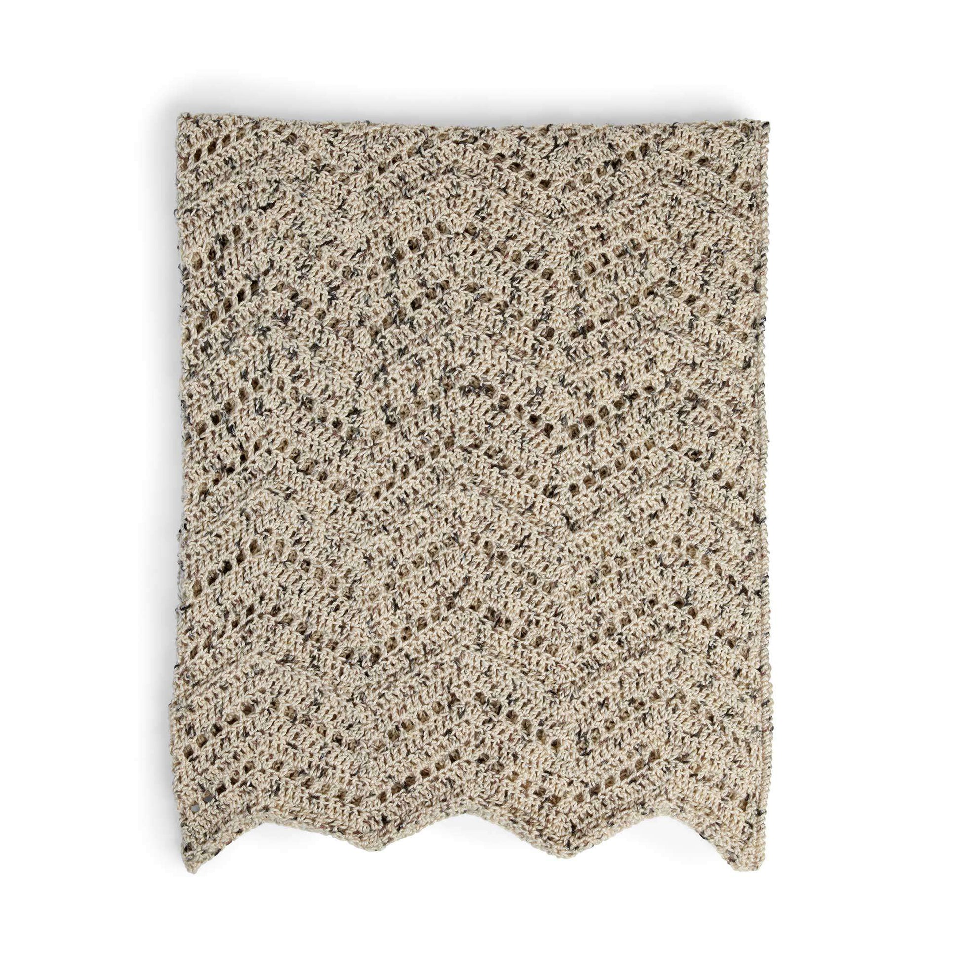 Free Caron Rich Ripple Crochet Afghan Pattern
