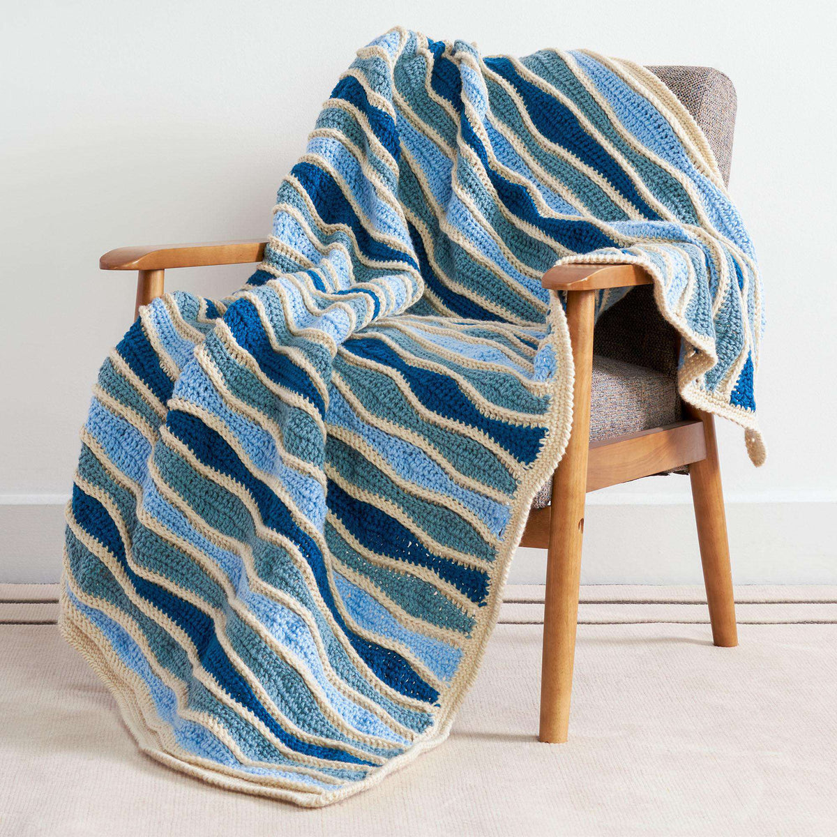 Crochet Blanket made in Caron One Pound yarn