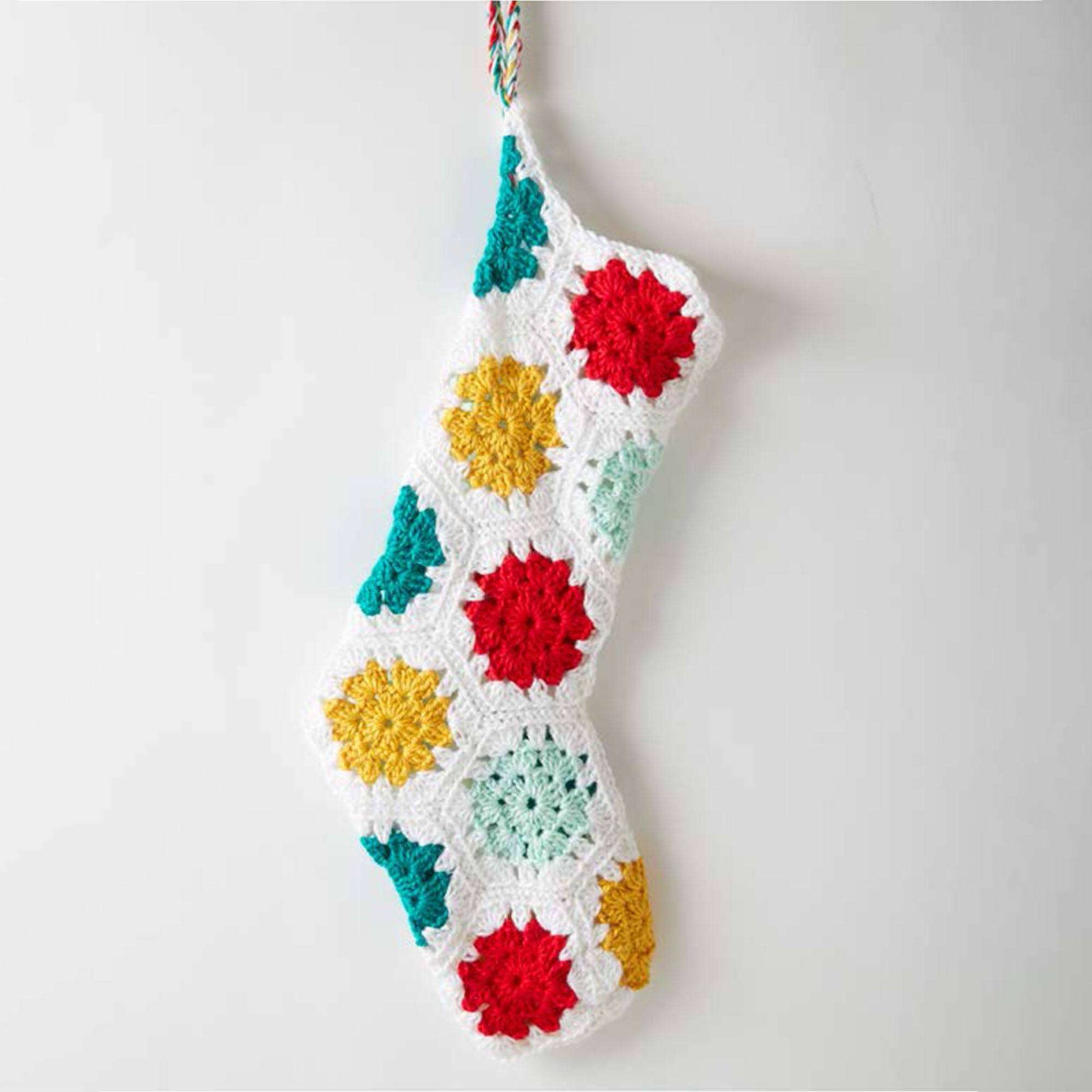 Free Caron On The Dot Stocking Crochet Pattern