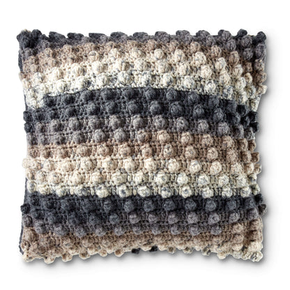 Caron Crochet Popcorn Pillow Single Size