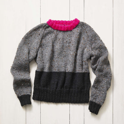 Stitch Club Raglan Color Block Knit Sweater + Tutorial 4/5 XL
