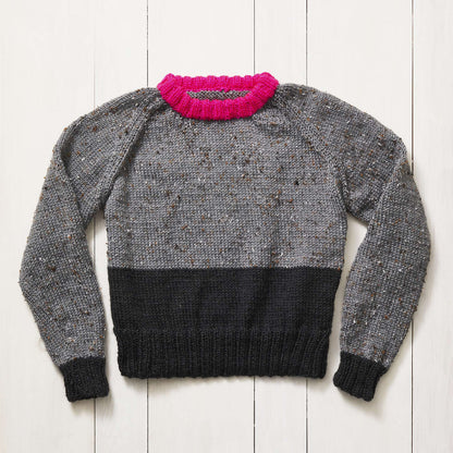 Stitch Club Raglan Color Block Knit Sweater + Tutorial 4/5 XL