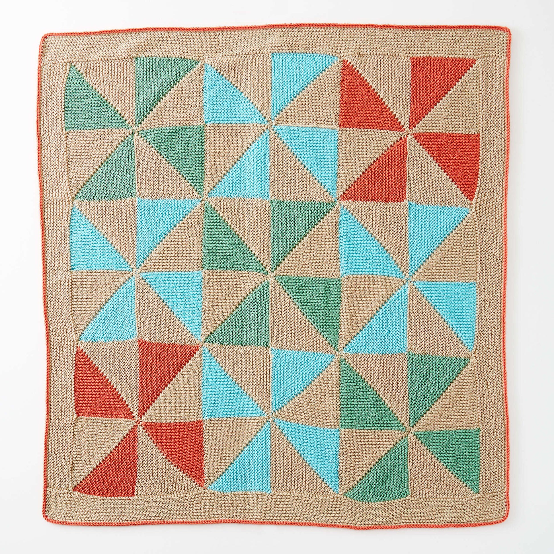 Free Caron Country Quilt Knit Baby Blanket Pattern