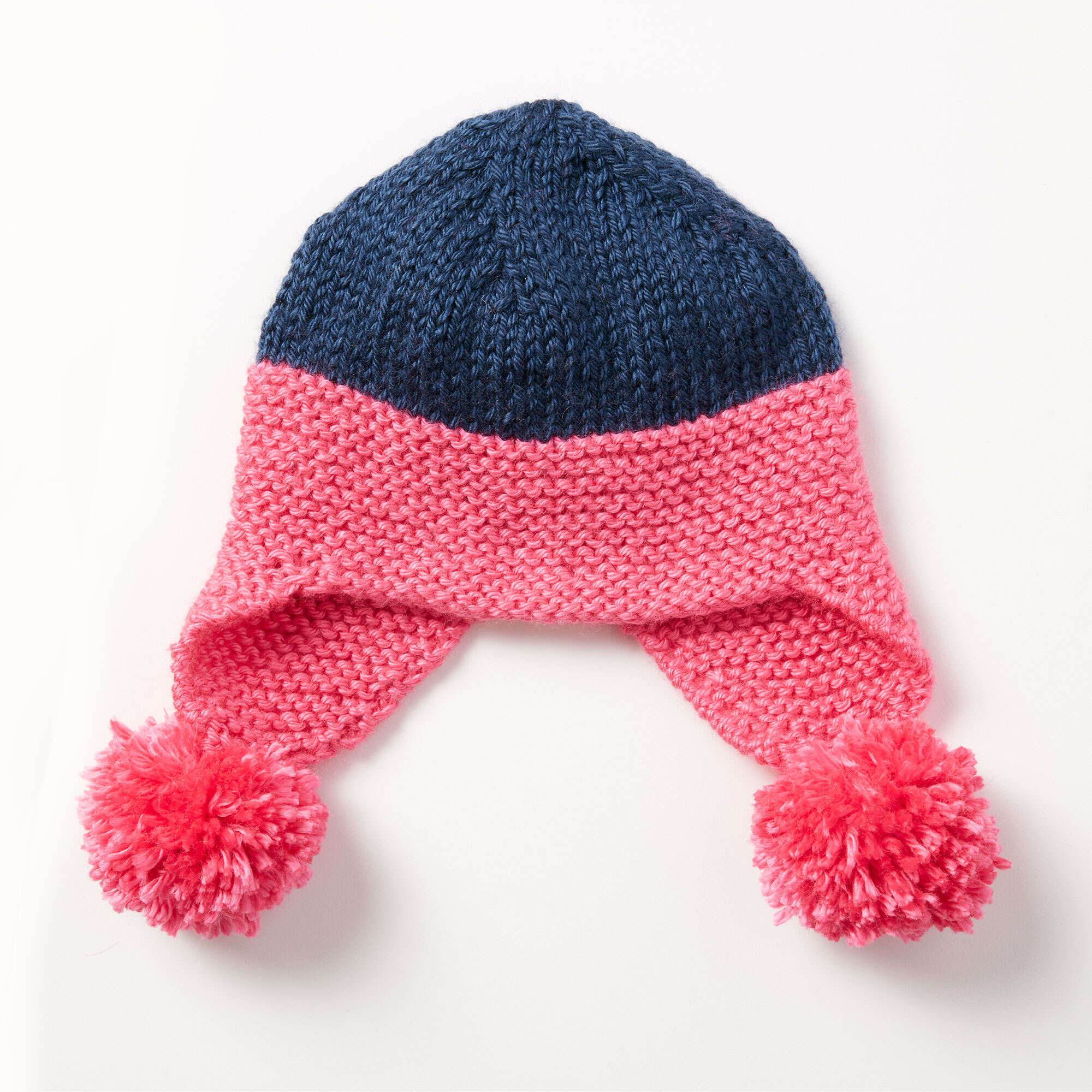 Free Easy Caron Baby Earflap Hat Knitting Pattern Yarnspirations