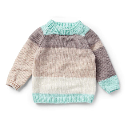 Caron Top Down Knit Pullover 24 mos
