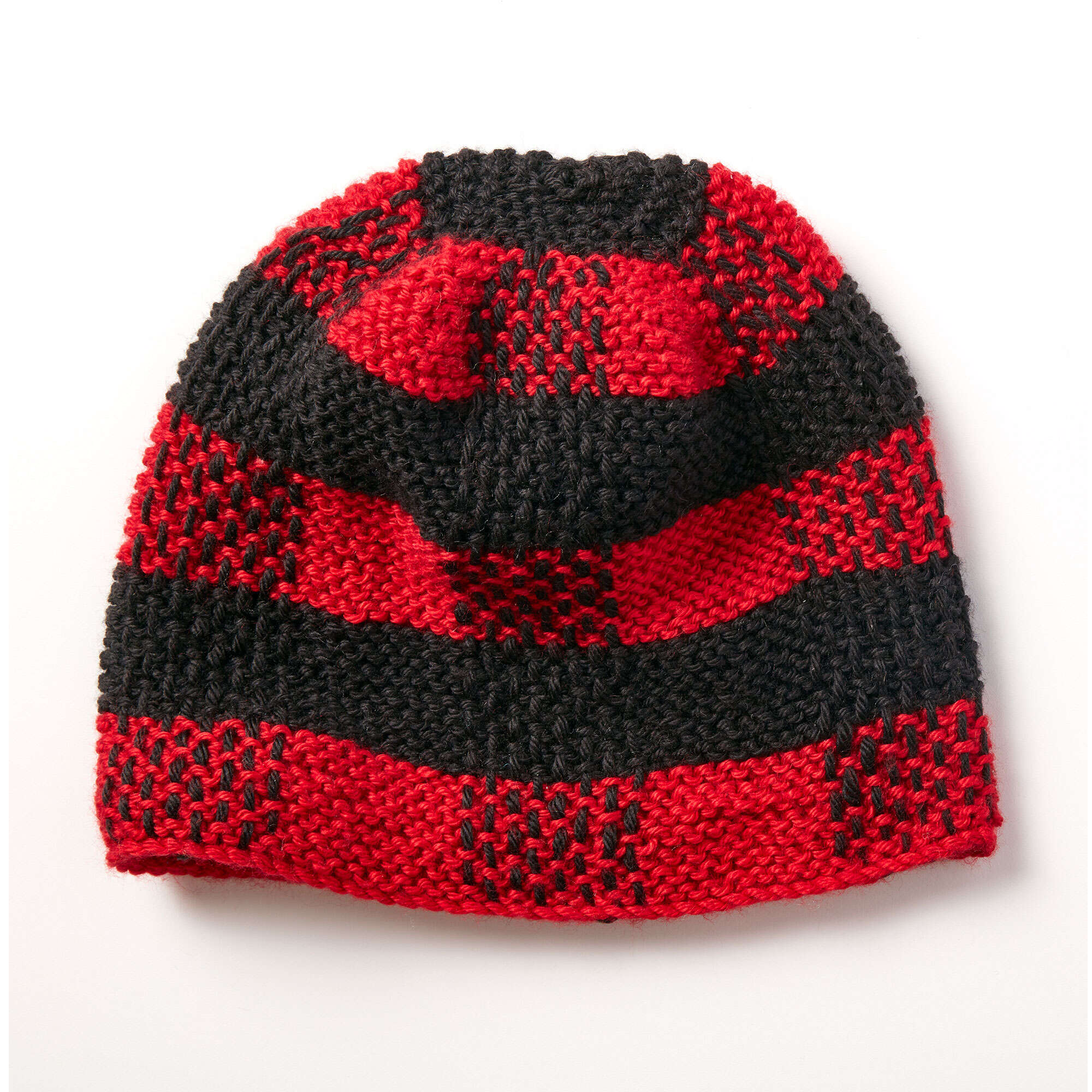 Free Easy Caron Lumberjack Beanie Knitting Pattern  display picture 2