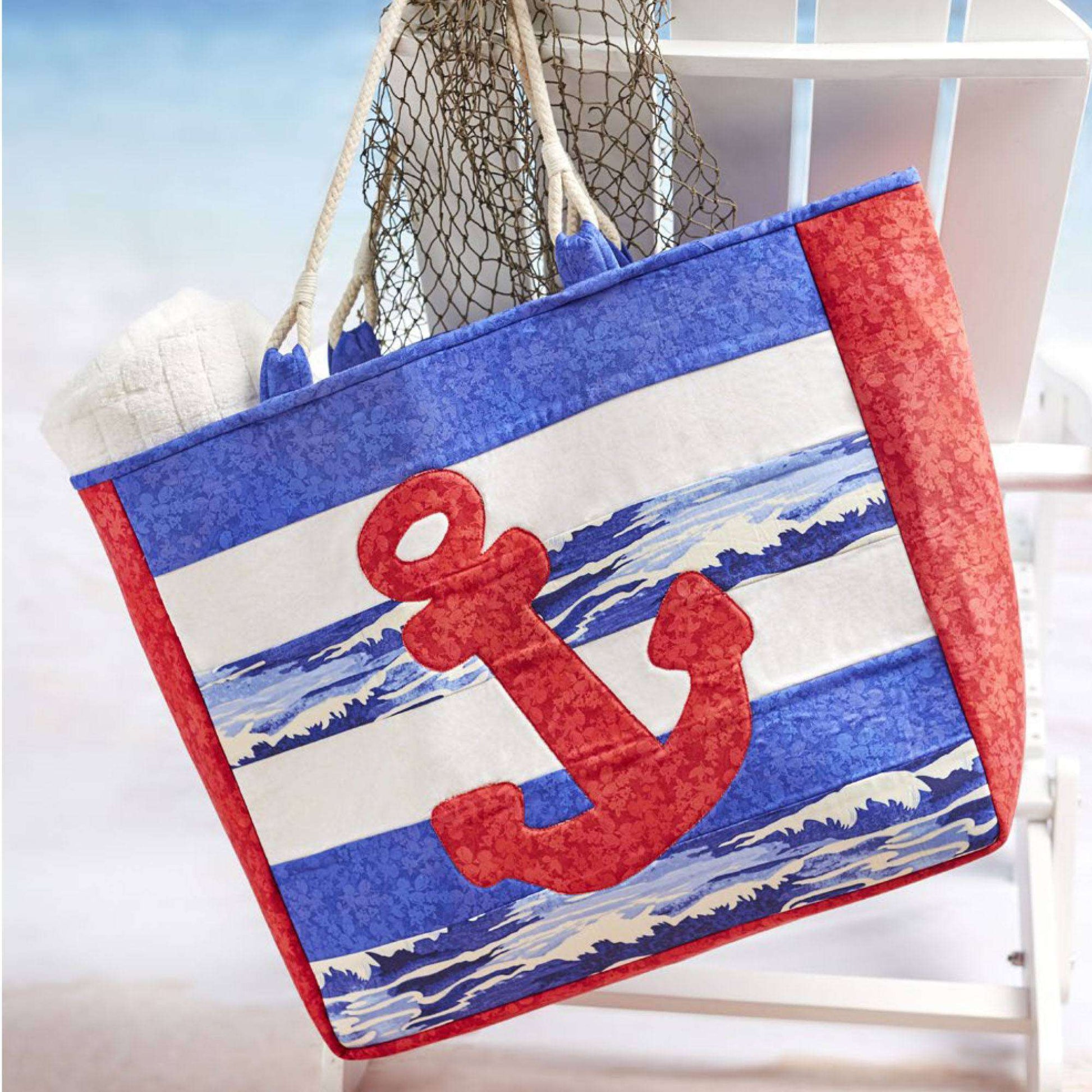 Free Coats & Clark Anchors Away Tote Sewing Pattern