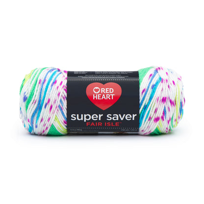 Red Heart Super Saver Fair Isle Yarn - Discontinued shades Parrot