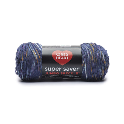 Red Heart Super Saver Jumbo Speckle Yarn Soft Navy Speckle
