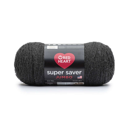 Red Heart Super Saver Jumbo Yarn - Clearance Shades Dark Grey Heather