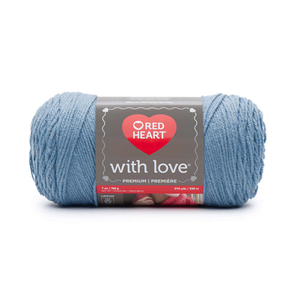 Red Heart With Love Yarn Bluebell