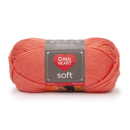Red Heart Soft Yarn Coral