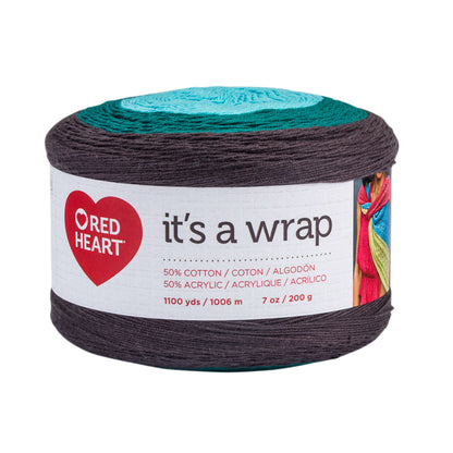 Red Heart It's a Wrap Yarn - Clearance shades Action