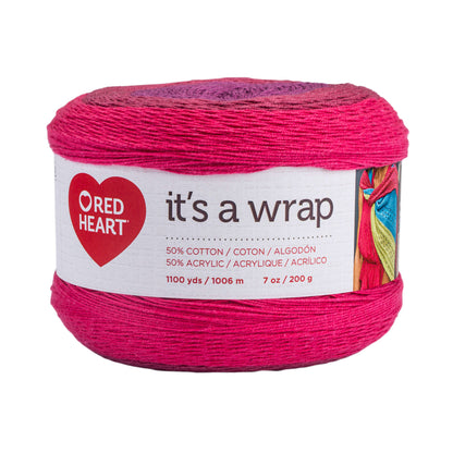 Red Heart It's a Wrap Yarn - Clearance shades Romance