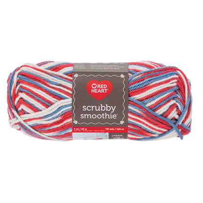 Red Heart Scrubby Smoothie Yarn - Discontinued shades Nautical