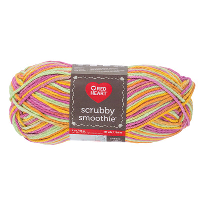 Red Heart Scrubby Smoothie Yarn - Discontinued shades Popsicle Brights