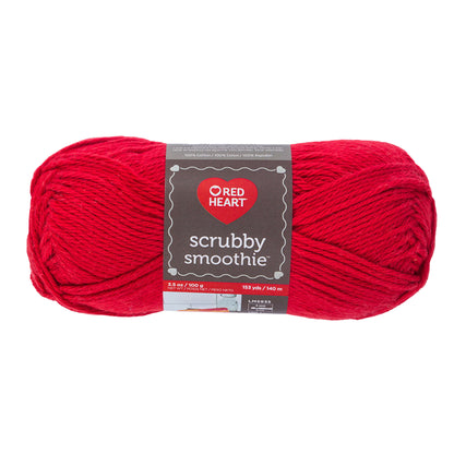 Red Heart Scrubby Smoothie Yarn - Discontinued shades Cherry