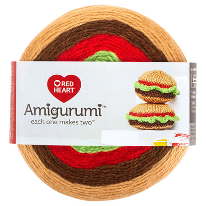 Red Heart Amigurumi Yarn - Discontinued shades Hamburger