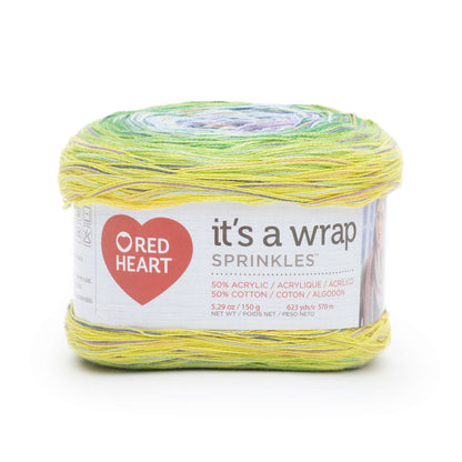 Red Heart It's a Wrap Sprinkles Yarn (150G/5.3oz) - Discontinued shades Confetti