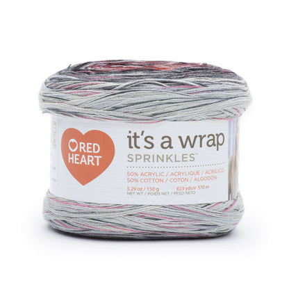 Red Heart It's a Wrap Sprinkles Yarn (150G/5.3oz) - Discontinued shades Red Velvet