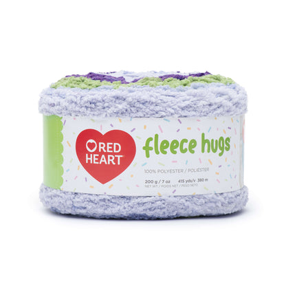 Red Heart Fleece Hugs Yarn - Clearance shades Violets