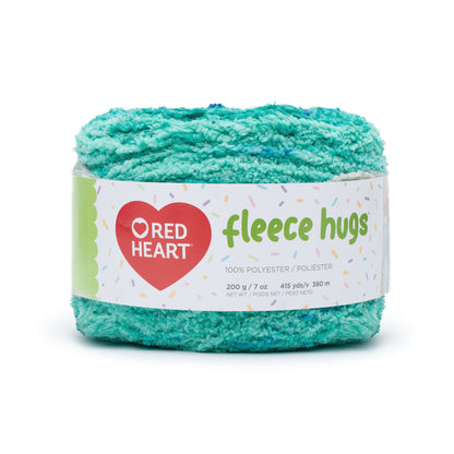 Red Heart Fleece Hugs Yarn - Clearance shades Caribbean