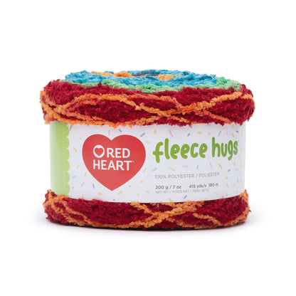Red Heart Fleece Hugs Yarn - Clearance shades Jungle