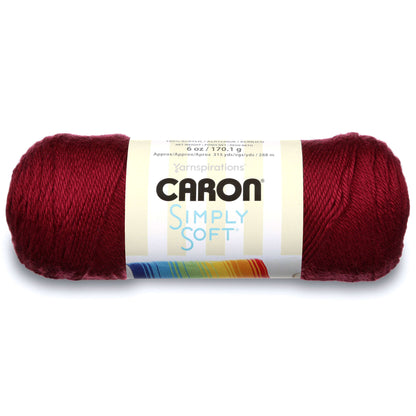 Caron Simply Soft Yarn Burgundy