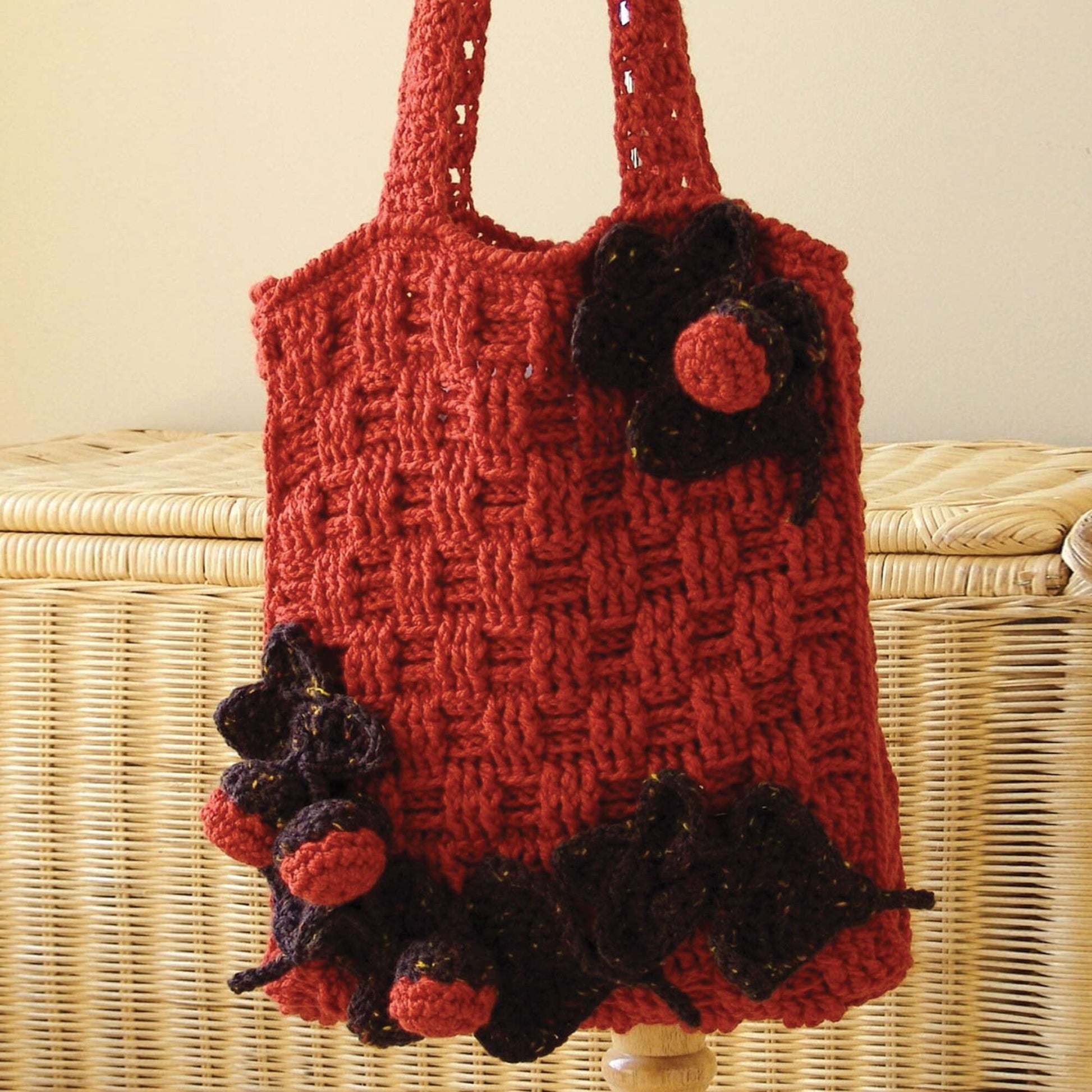 Free Patons Crochet Harvest Tote Bag Pattern