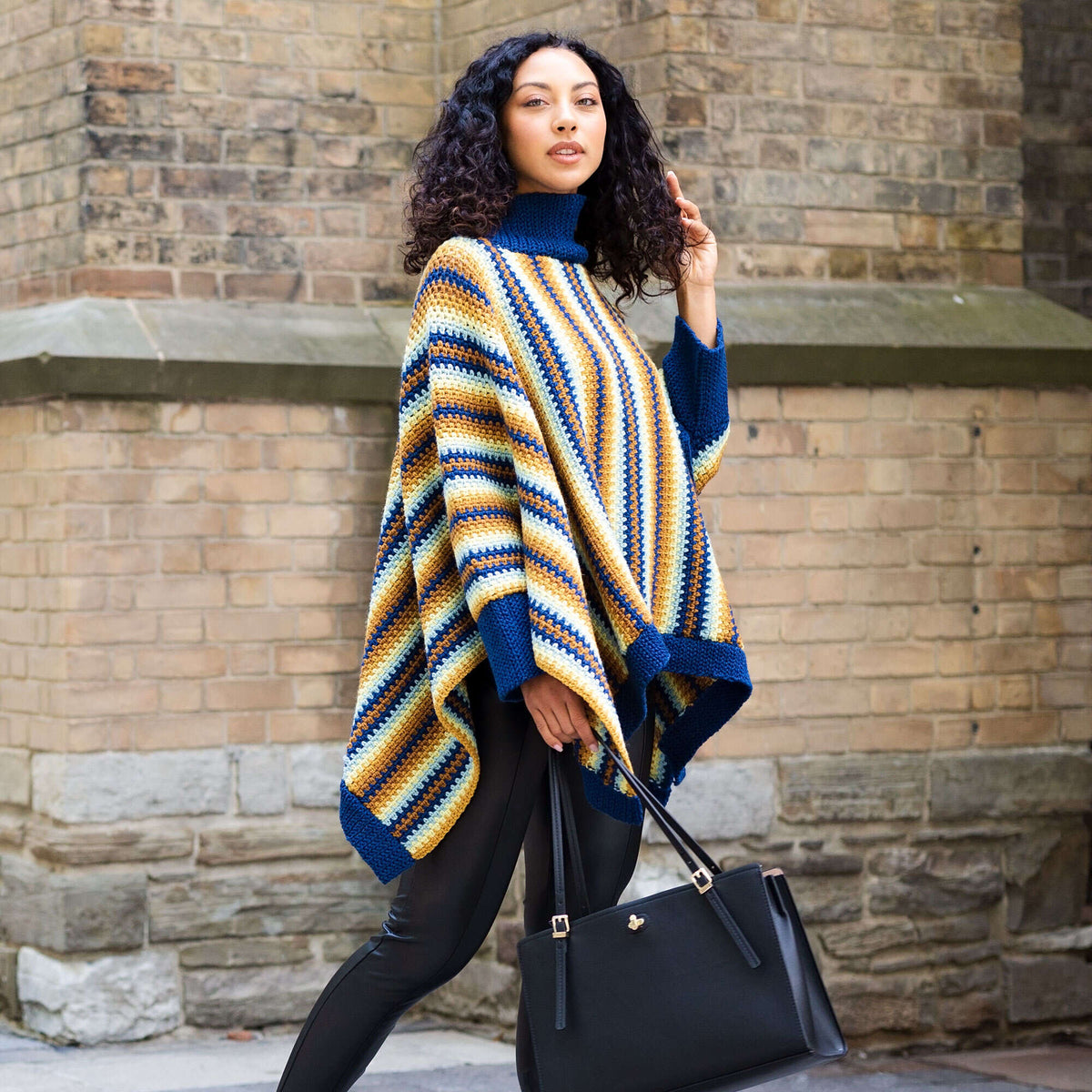 Navy Yellow Stripes