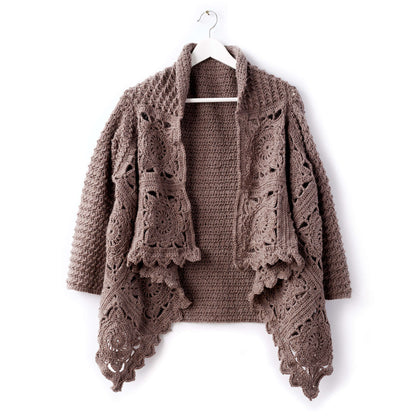 Patons Crochet Textured Granny Cardigan XL